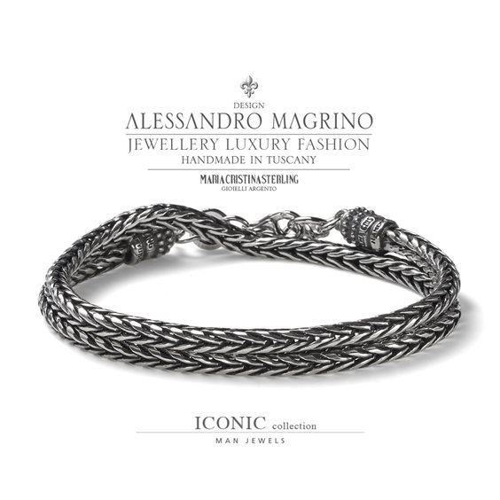 Bracciale Uomo Thai Snake Tondo In Argento 925 099ST